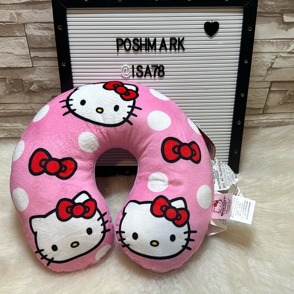 HELLO KITTY Travel Neck Pillow. - Picture 1 of 8